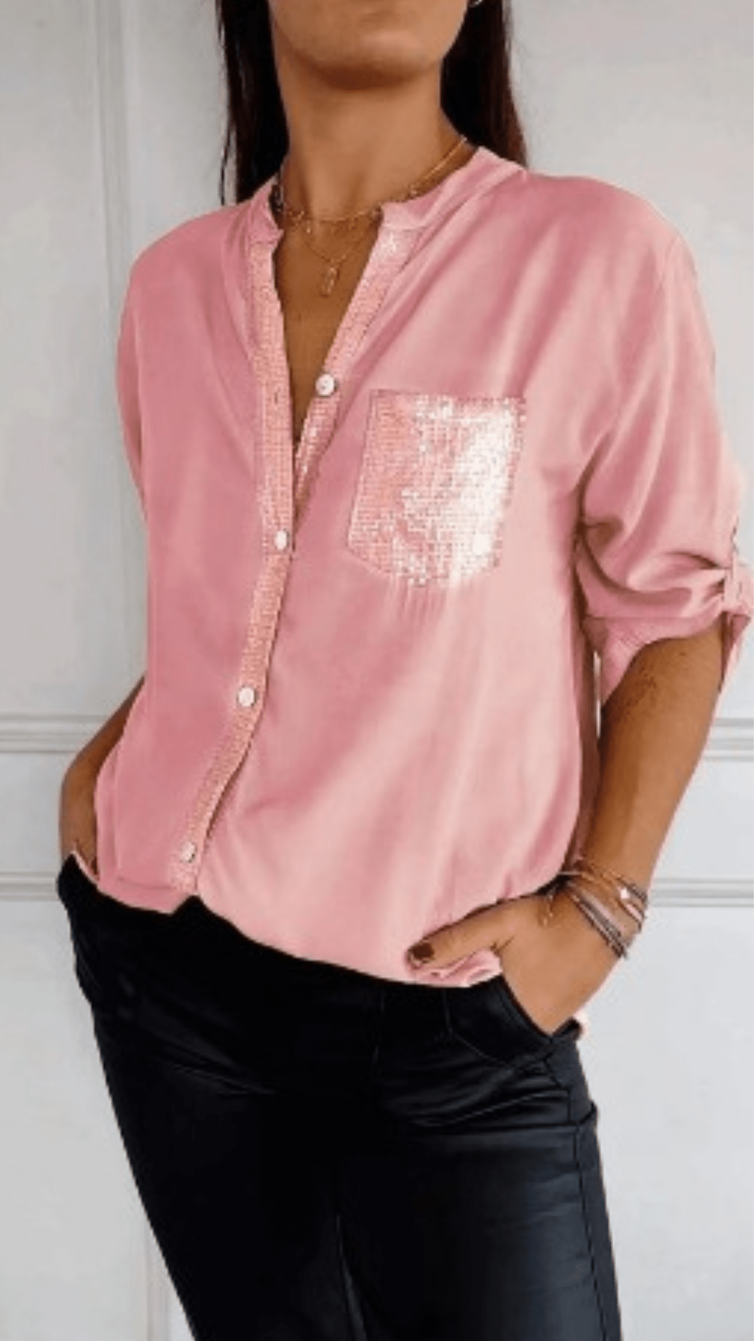 Tilo | Pink Coastal Chic Top