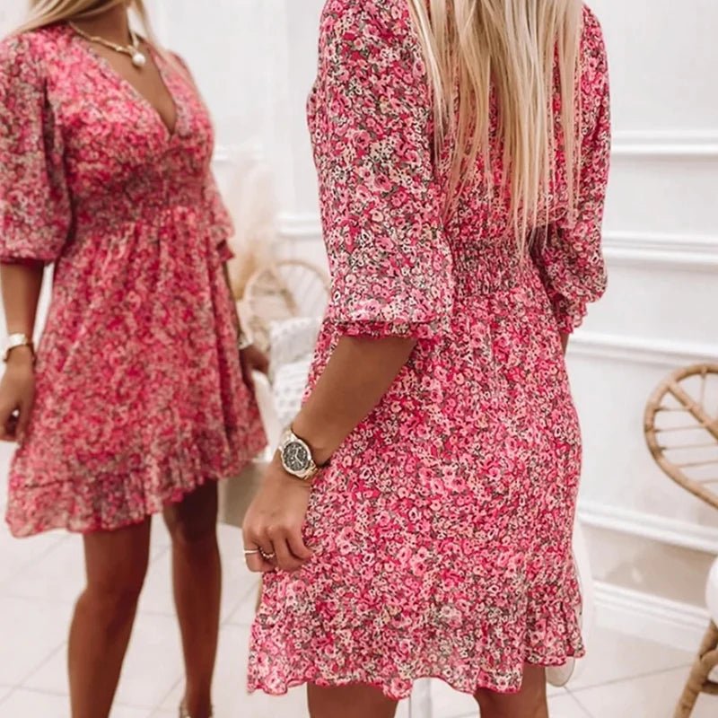 Sunna™ | Elegant Floral Dress