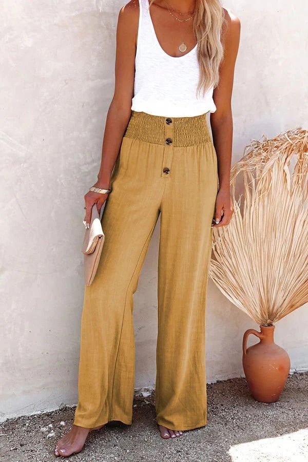 Ammora | Breezy High-Waist Pants