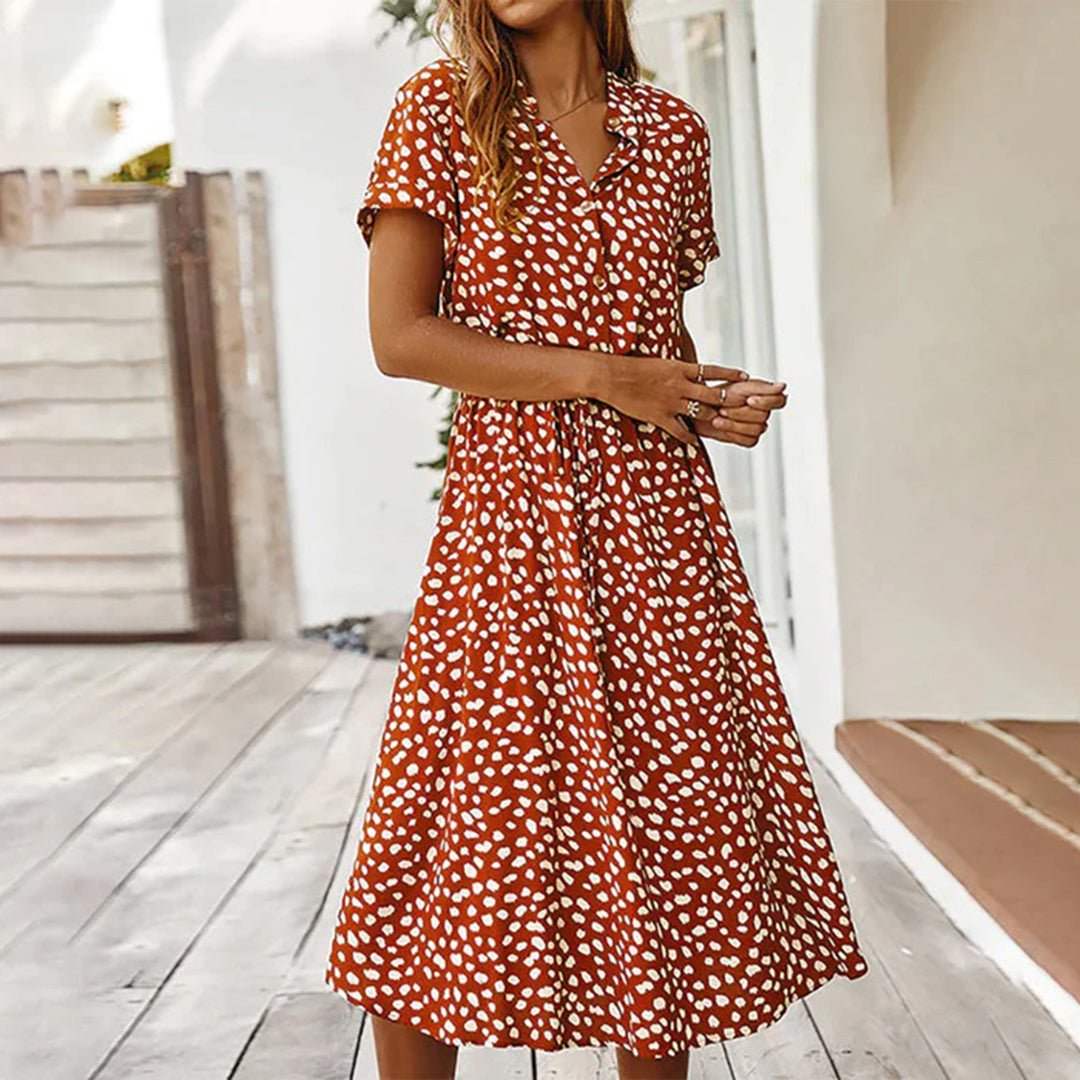 Sandrey | Graceful Floral Dress